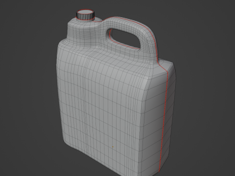 Plastic Canister 09 3Dモデル