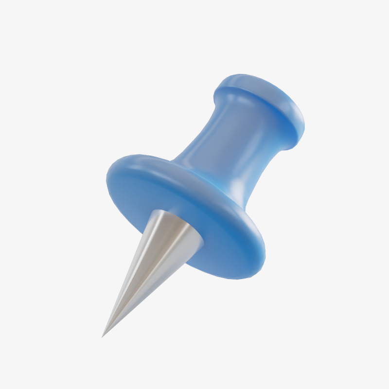 Pushpin 01 Modello 3D .c4d .max .obj .3ds .fbx .stl .blend 