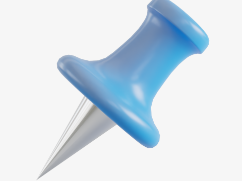 Pushpin 01 Modello 3D