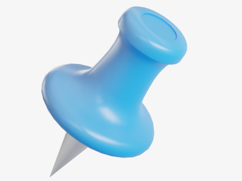 Pushpin 01 Modello 3D