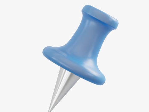 Pushpin 01 Modello 3D