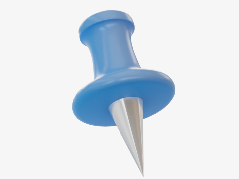 Pushpin 01 Modello 3D
