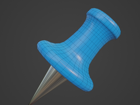 Pushpin 01 Modello 3D