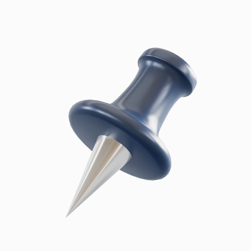 Pushpin 02 Modelo 3D .c4d .max .obj .3ds .fbx .stl .blend 