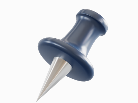 Pushpin 02 3D 模型