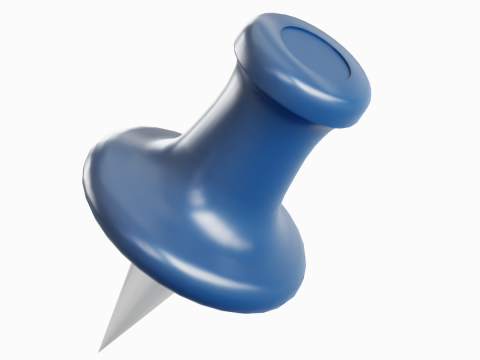 Pushpin 02 Modelo 3D