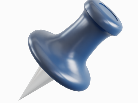 Pushpin 02 Modelo 3D