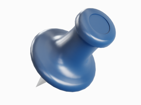 Pushpin 02 Modelo 3D