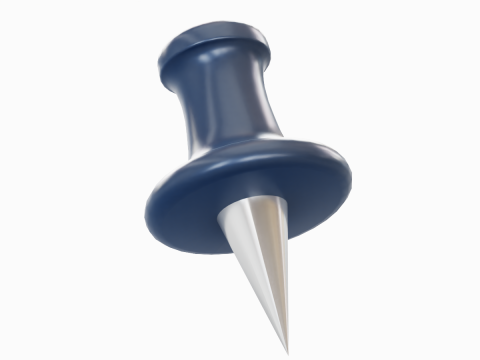 Pushpin 02 Modelo 3D