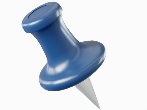 Pushpin 02 Modelo 3D