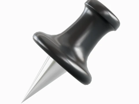 Pushpin 03 3D Model