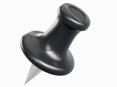 Pushpin 03 Model 3D