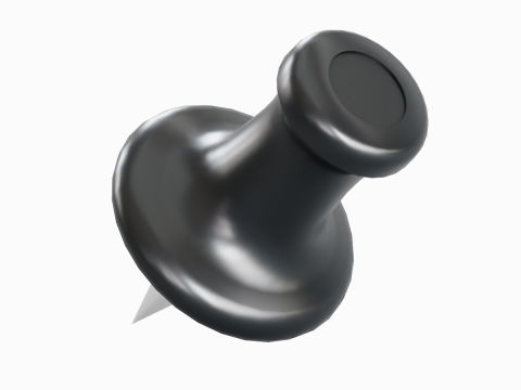 Pushpin 03 Model 3D