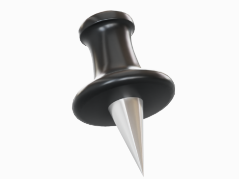 Pushpin 03 Model 3D