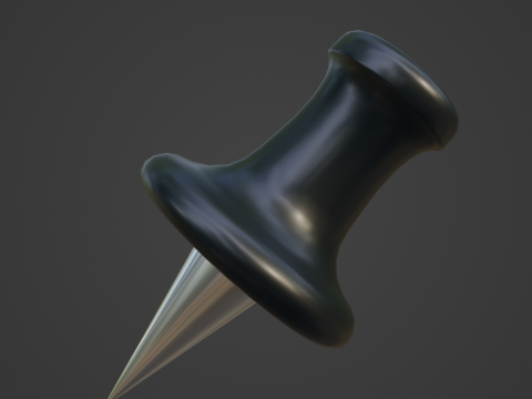 Pushpin 03 Model 3D
