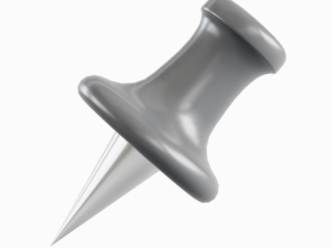 Pushpin 05 3D 모델