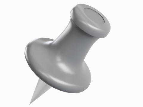 Pushpin 05 3D 모델