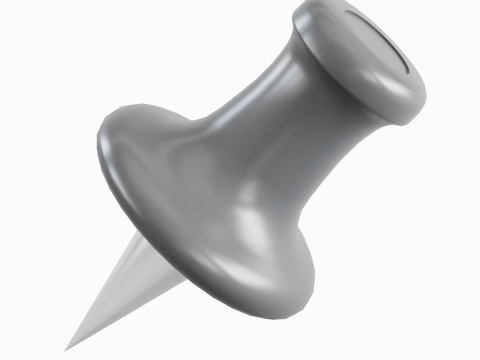 Pushpin 05 3D 모델