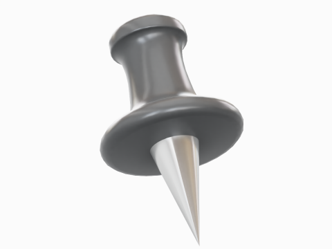 Pushpin 05 3D 모델