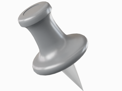 Pushpin 05 3D 모델