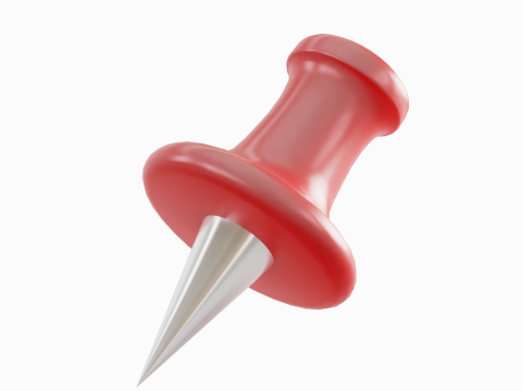 Pushpin 06 3D Model