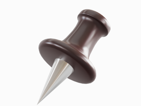 Pushpin 07 3D Model