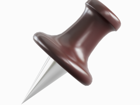 Pushpin 07 Modello 3D