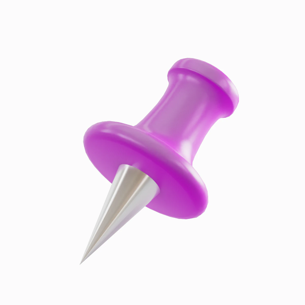 Pushpin 08 3D Model .c4d .max .obj .3ds .fbx .stl .blend 