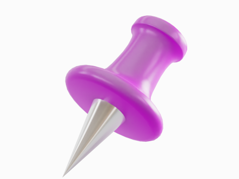 Pushpin 08 Modelo 3D