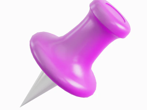 Pushpin 08 3D Model