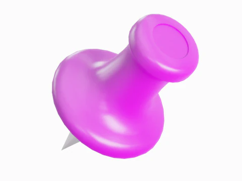 Pushpin 08 3D Model