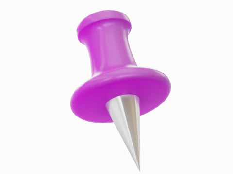 Pushpin 08 3D Model