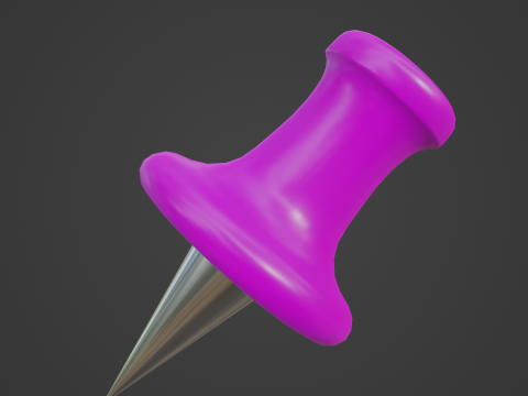 Pushpin 08 3D Модель