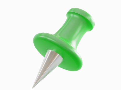 Pushpin 09 Modelo 3D