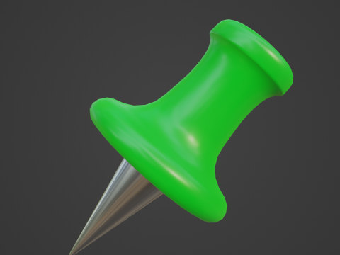 Pushpin 09 3D Модель