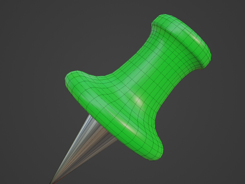 Pushpin 09 3D Модель