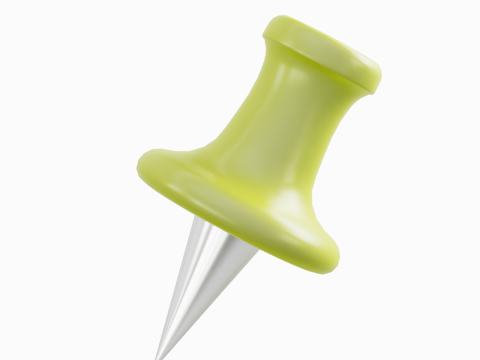 Pushpin 10 3D Model