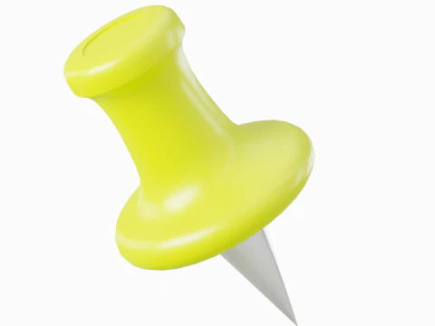 Pushpin 10 3D Model