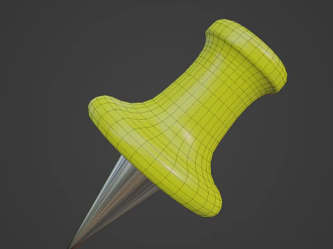 Pushpin 10 3D Model