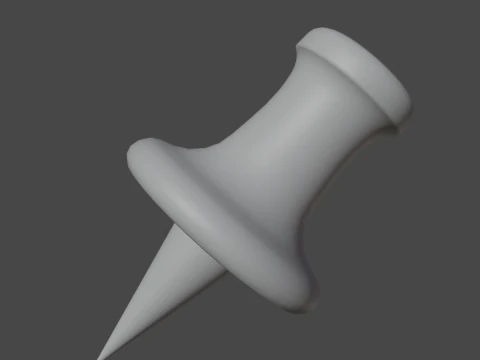 Pushpin 10 3D Model