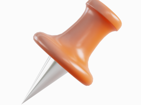 Pushpin 11 3D Model