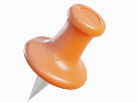 Pushpin 11 3D Model