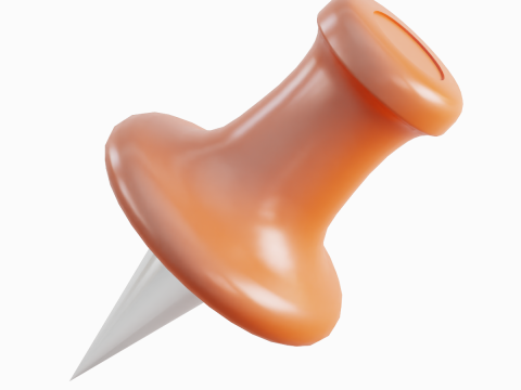 Pushpin 11 3D Model
