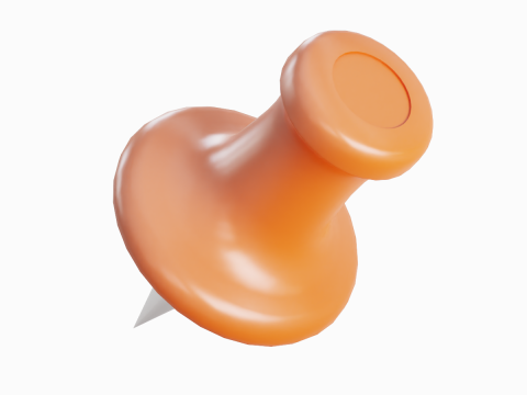 Pushpin 11 3D Model