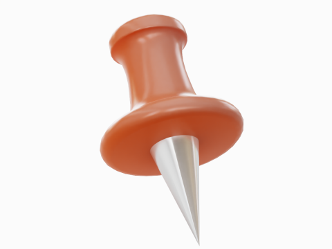 Pushpin 11 3D Model