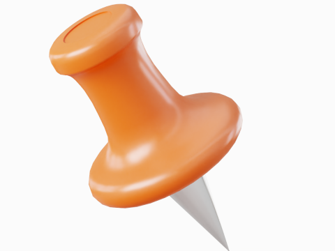 Pushpin 11 3D Model