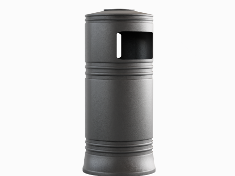 Street Trash Bin 01 3D 모델