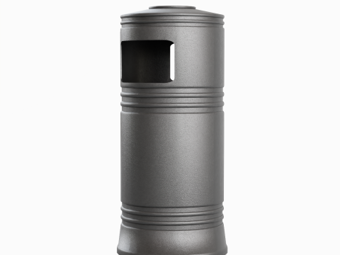 Street Trash Bin 01 3D 모델