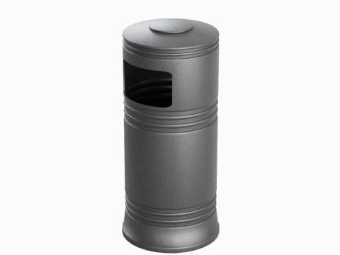 Street Trash Bin 01 3D 모델