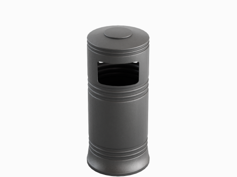 Street Trash Bin 01 3D 모델